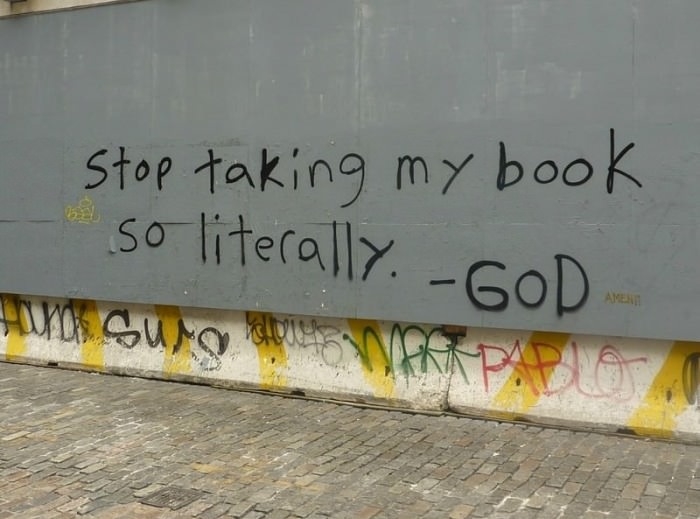 Some insightful graffiti