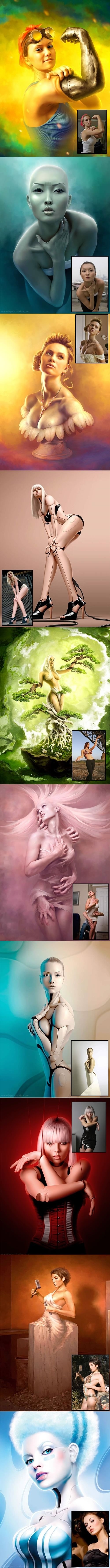 Edited images & origins