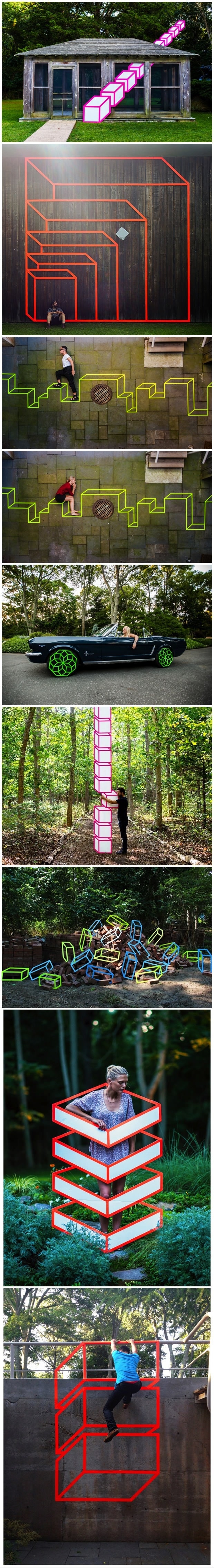Aakash Nihalani's tape art