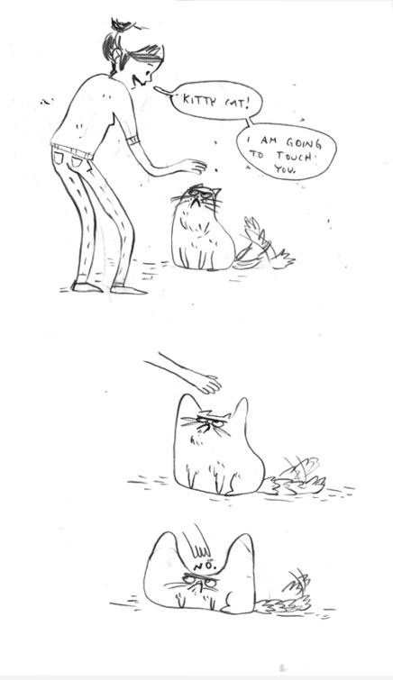 I am going to touch you