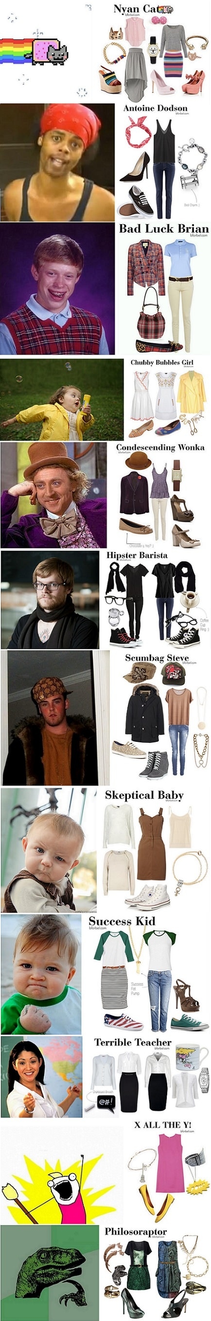 Meme inspired outfits