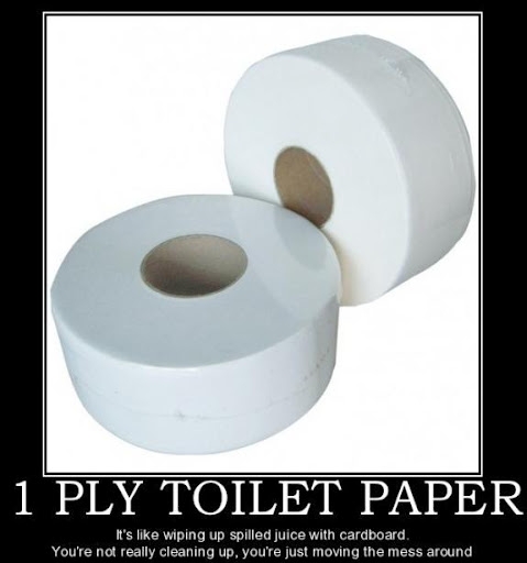 1 Ply Toilet Paper