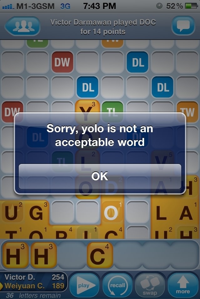 Truth has been spoken