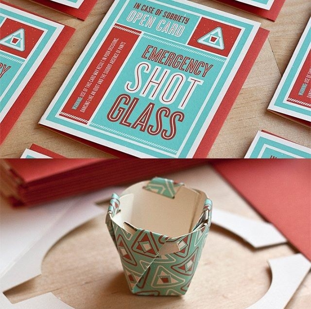 Emergency shot glass