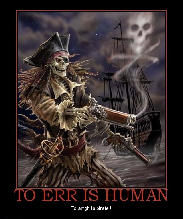 To err is human
