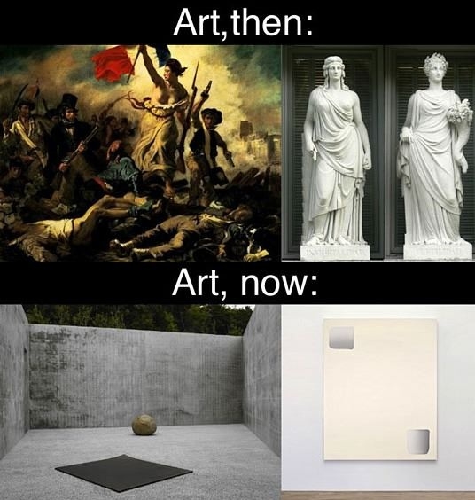 Art, then & now