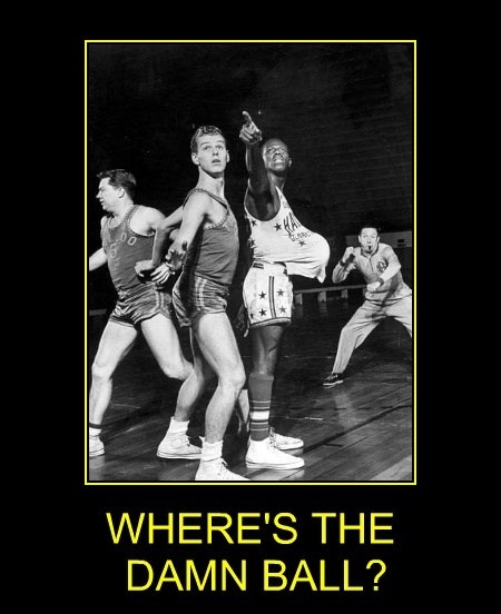 Where's the damn ball?