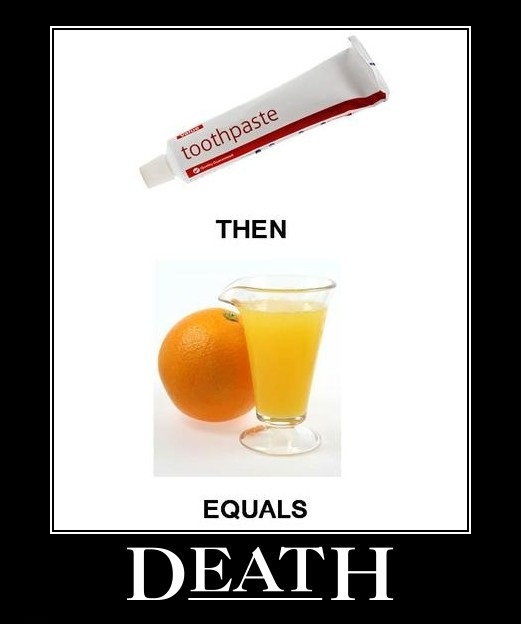 Disgusting combination!