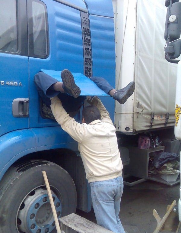 Birth of a truck driver