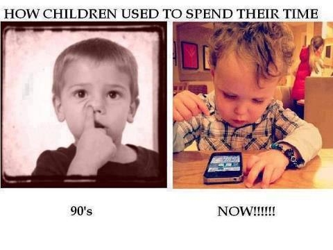 Kids now & then