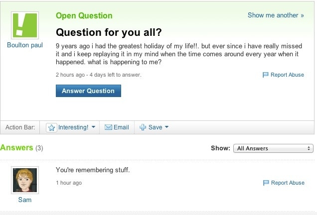 Question for you all