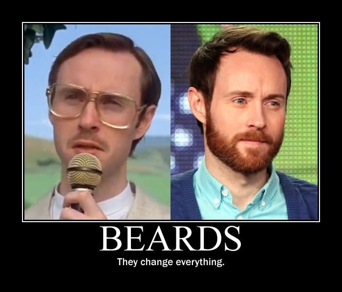 Beards make a difference