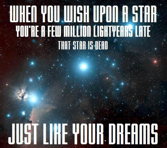 When you wish upon a star..