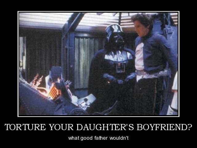 Torturing daughter's bf