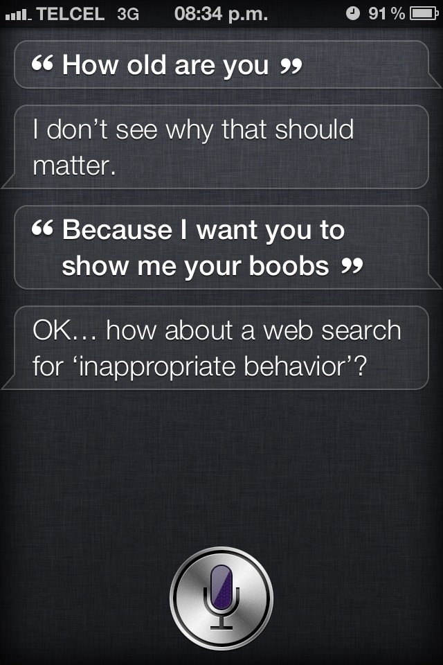 Well mannered Siri