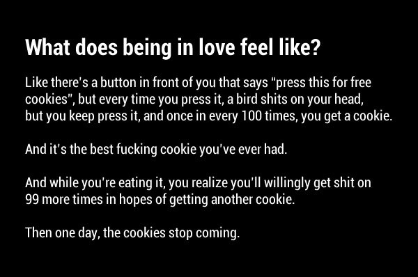Being in love