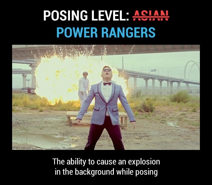 Posing lvl: Power Rangers