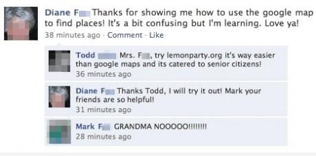 Grandma-trolling is the new black