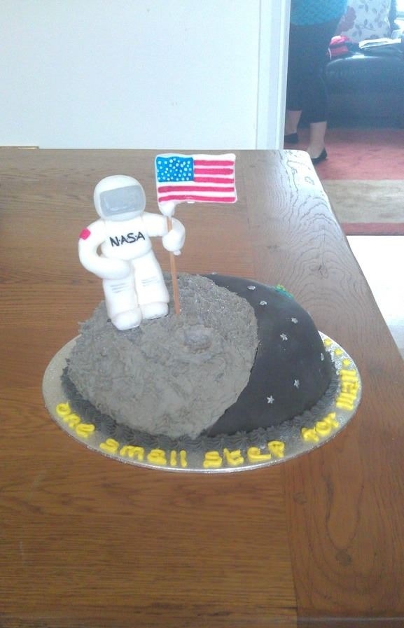 Moon Landing Cake