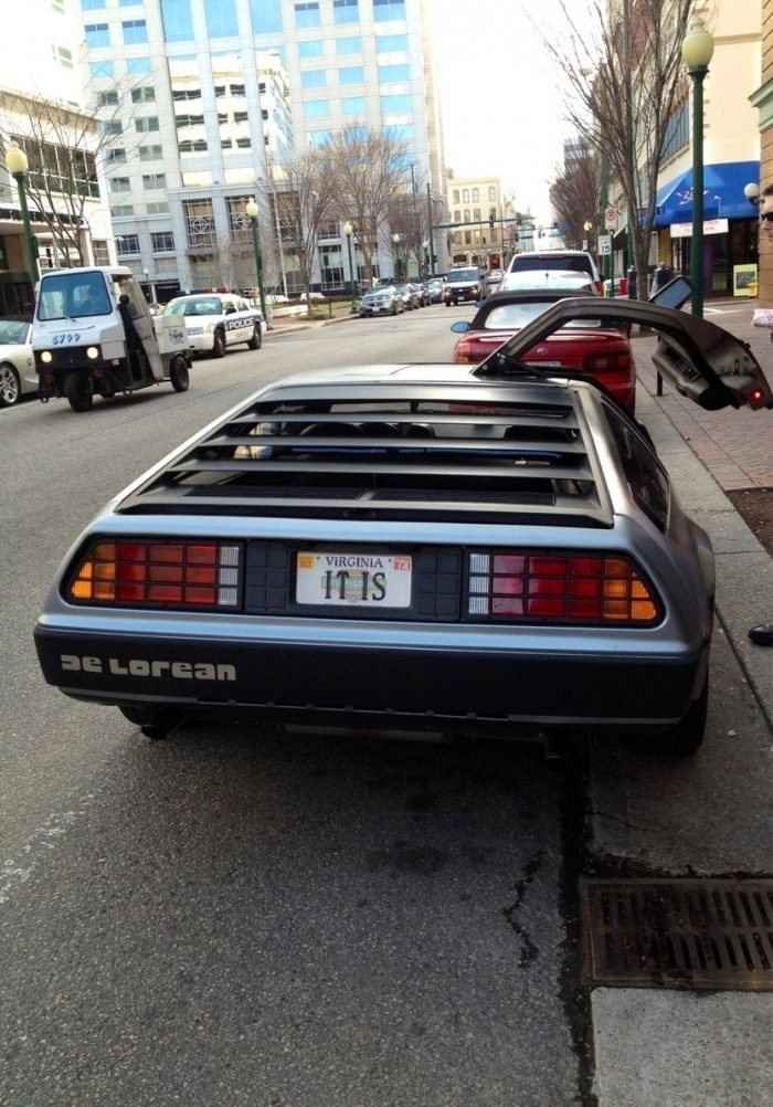 Is that a DeLorean?