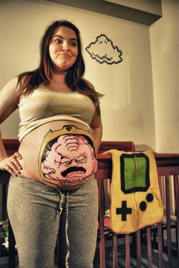 Pregnant with Krang