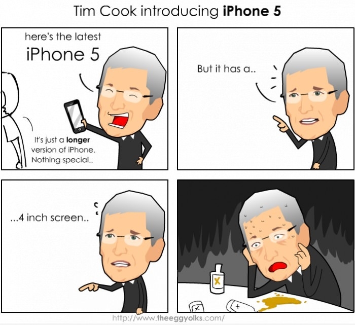 Tim introducing iPhone 5