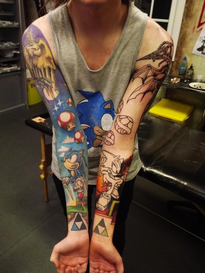 Awesome Sonic Tattoos