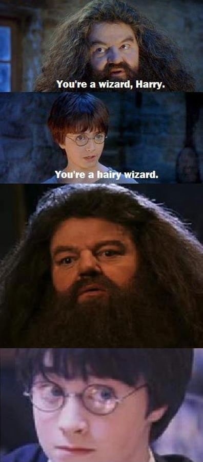 You're a wizard