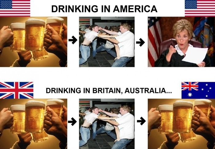 Difference in drinking