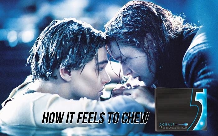 How it feels to chew 5 Gum