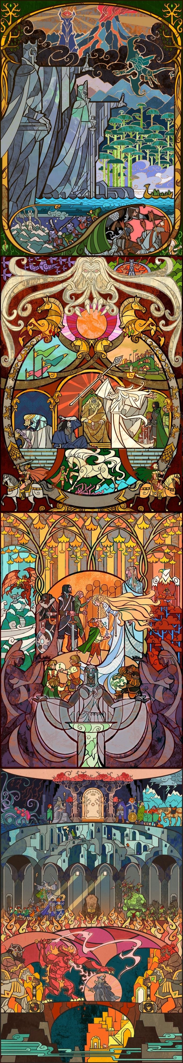 LOTR Stained Glass