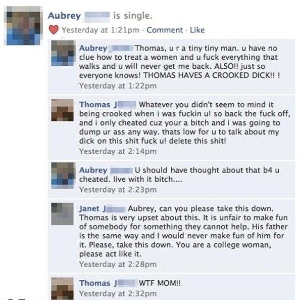 Dont add your mum on FB