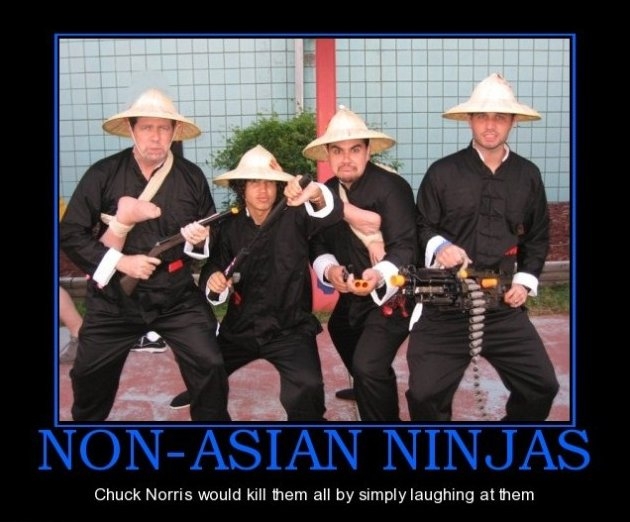 Non-Asian Ninjas