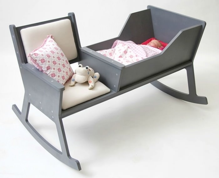 A rocking chair & cradle