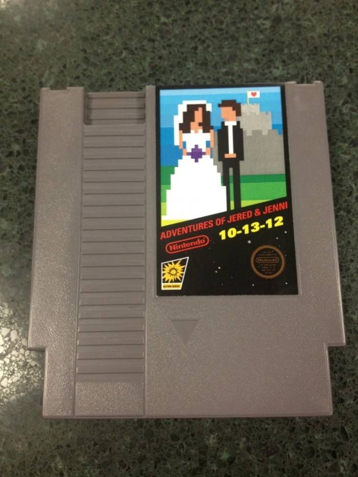 GameBoy Wedding Invitation