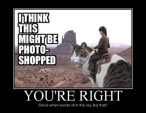 Might be photoshopped