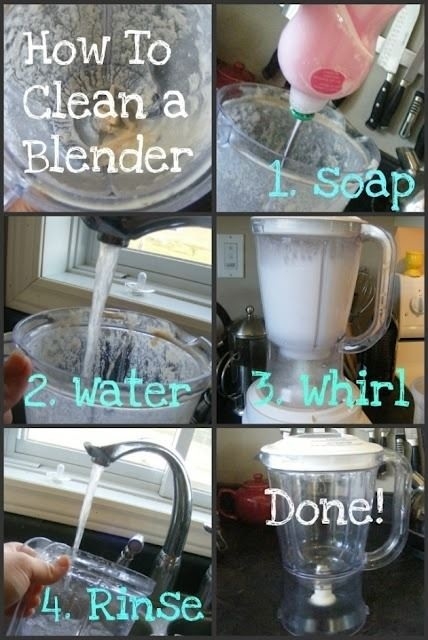 Best way to clean a blender