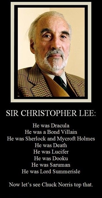 Sir Christopher Lee