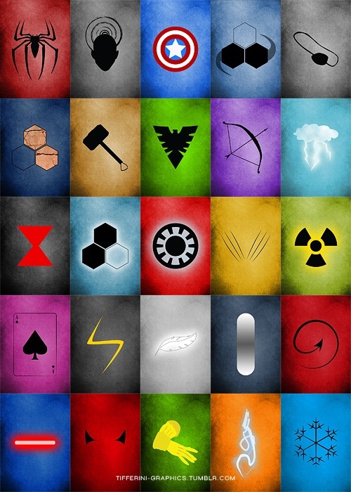 Marvel Minimalist Icons