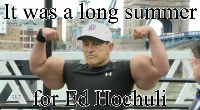 And he's glad to be back