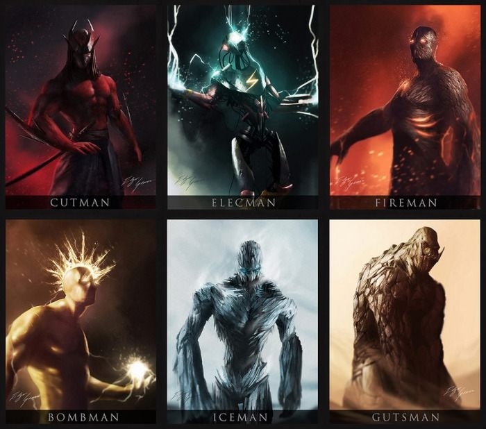 Mega Man bosses reimagined