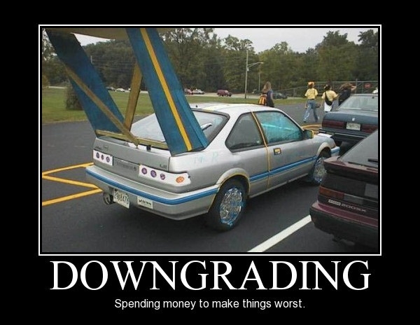 Downgrading