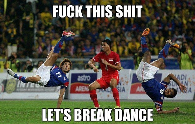 No time to play football