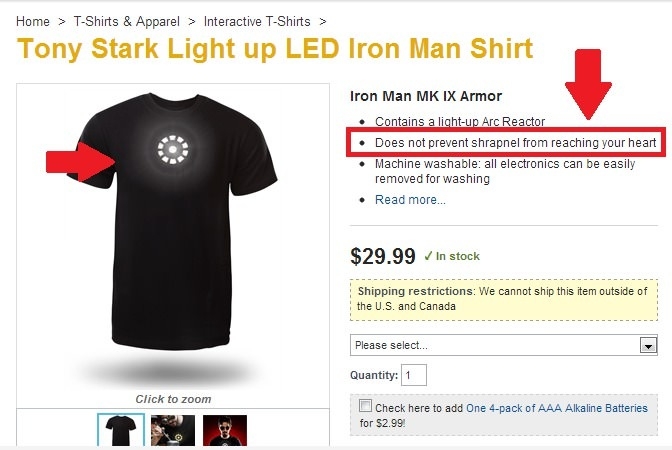 Tony Stark Shirt