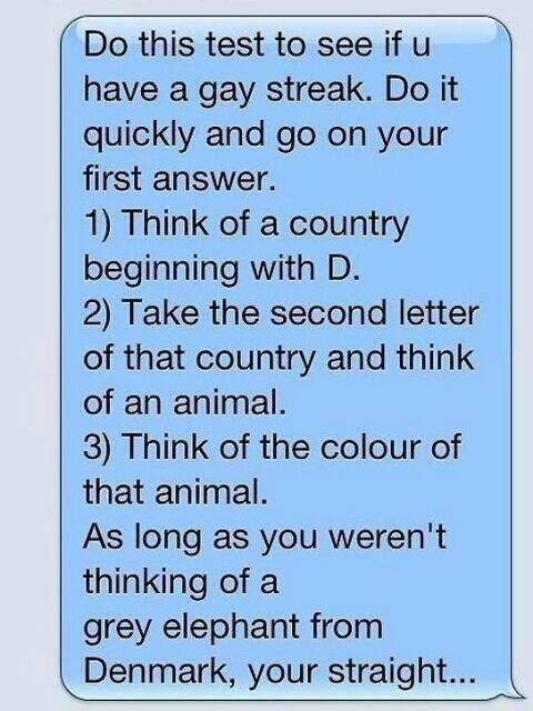 Are you gay?