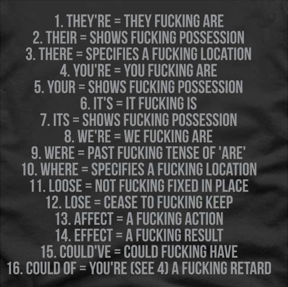 For all the Grammar Nazis