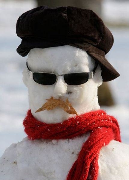 Hipster Snowman