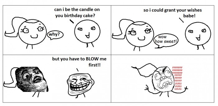 I wanna be a birthday candle