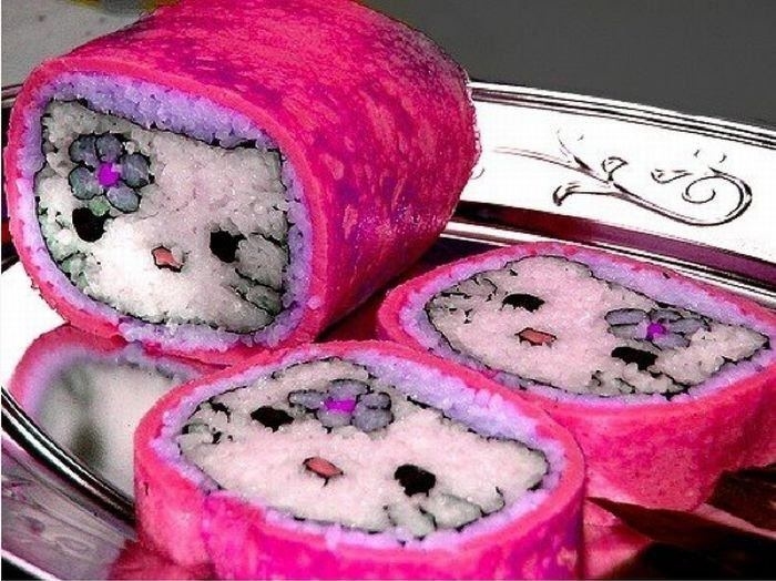 Hello Kitty Sushi Rolls