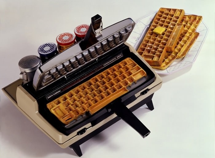 Typewriter Waffle Iron